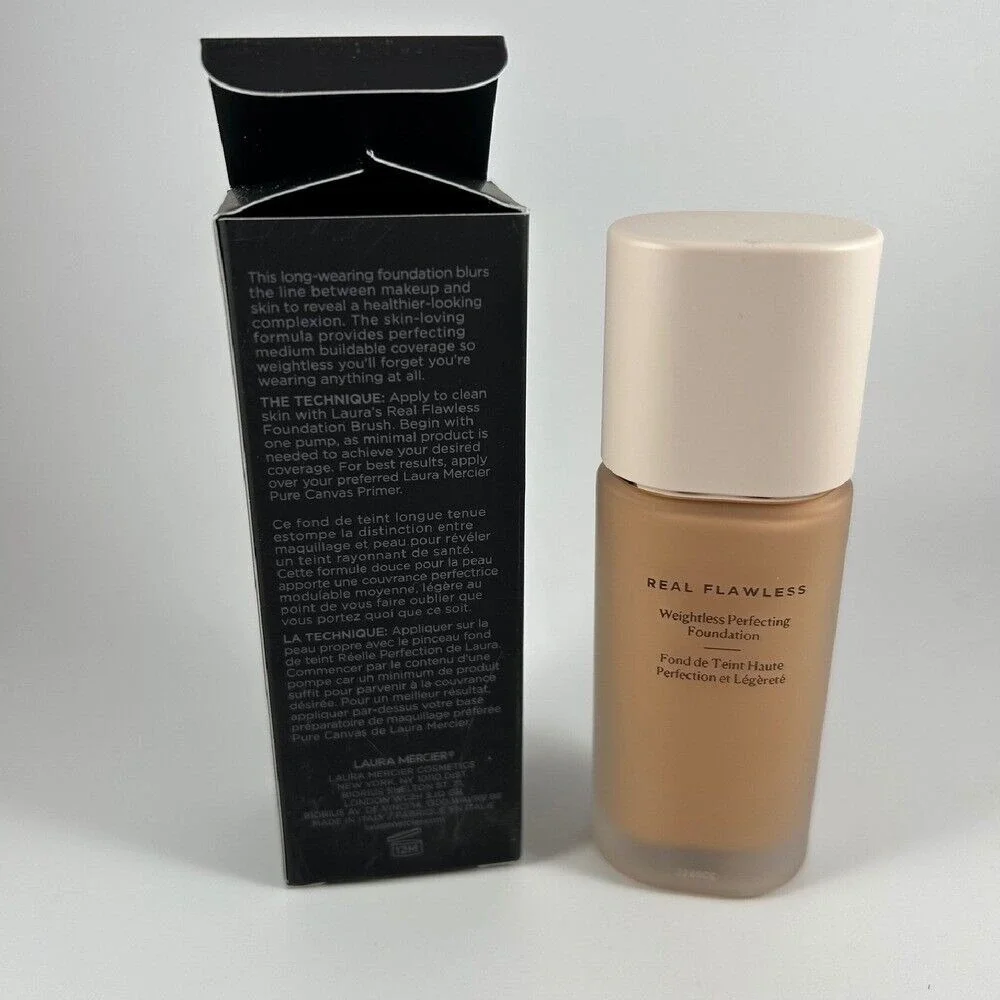 Laura Mercier Real Flawless Weightless Perfecting Foundation 3C1‎ Dune 1fl oz